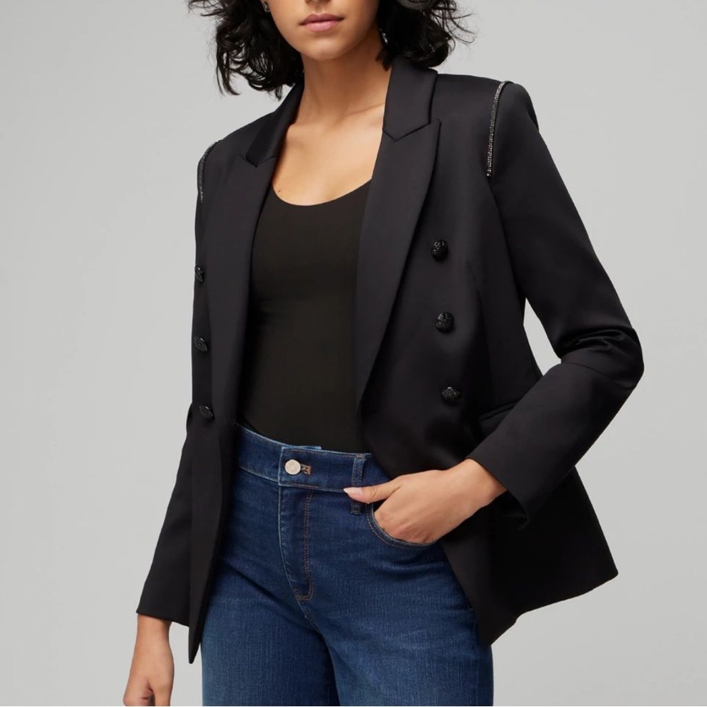 White House Black Market double breasted skirt suit- Size 10/12